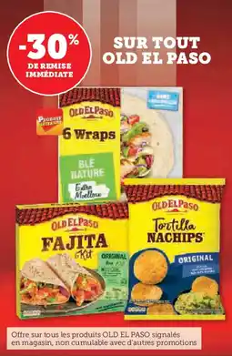 U Express Sur tout old el paso offre