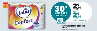 U Express Papier toilette confort lotus offre