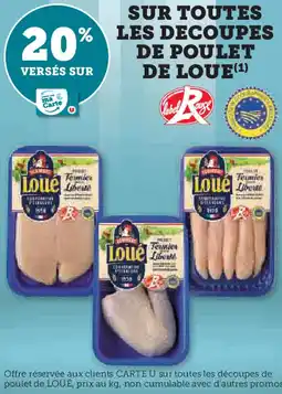 U Express Sur toutes les decoupes de poulet de loue offre