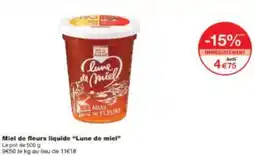 Monoprix Miel de fleurs liquide Lune de miel offre