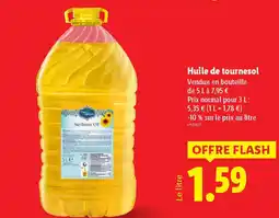 Lidl Huile de tournesol offre