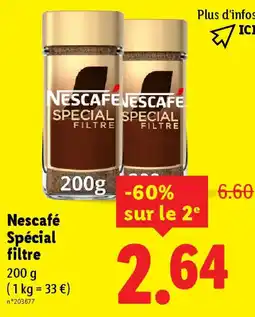 Lidl NECAFE Spécial filtre offre