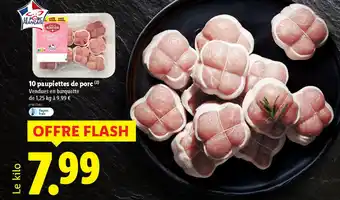 Lidl 10 paupiettes de porc offre