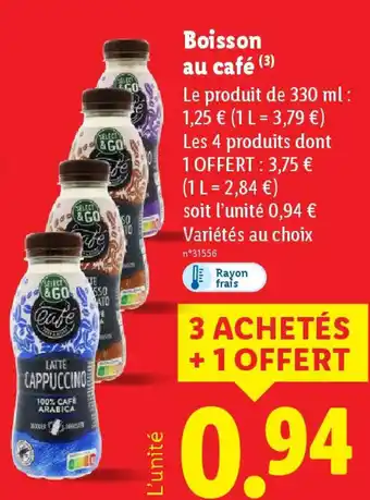 Lidl Boisson au café offre