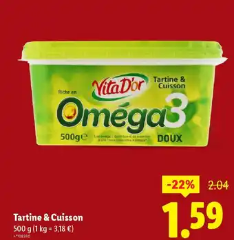 Lidl VITADOR Tartine & Cuisson offre