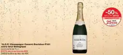 Monoprix A.O.P. Champagne Canard-Duchêne P181 extra-brut Biologique offre