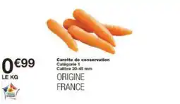 Monoprix Carotte de conservation offre