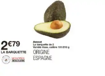 Monoprix Avocat offre