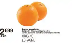 Monoprix Orange socculente offre