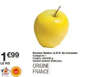 Monoprix Pomme Golden A.O.P. du Limousin offre