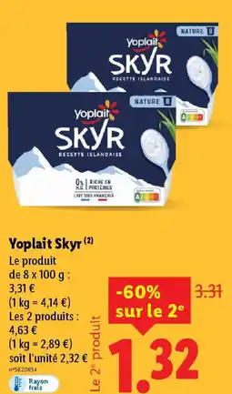 Lidl YOPLAIT Skyr offre