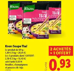 Lidl KNIRR Soupe Thaï offre