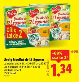 Lidl LIEBIG Mouliné de 12 légumes offre