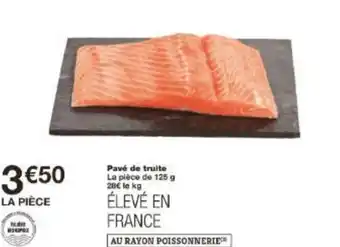 Monoprix Pavé de truite offre