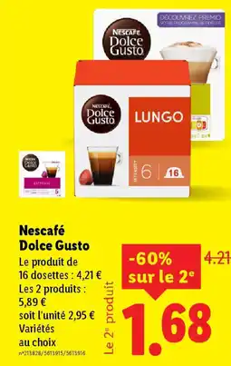 Lidl NESCAFE Dolce Gusto offre