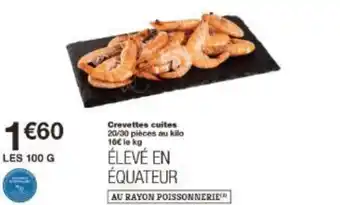 Monoprix Crevettes cuites offre