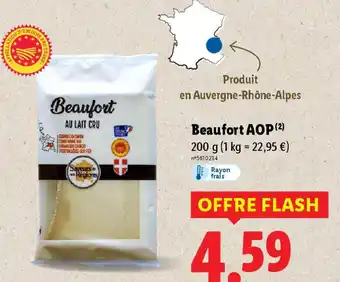 Lidl Beaufort AOP offre