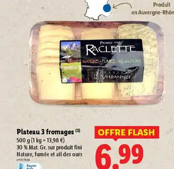 Lidl Plateau 3 fromages offre