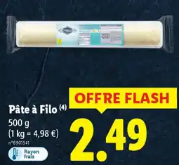 Lidl Pâte à Filo offre