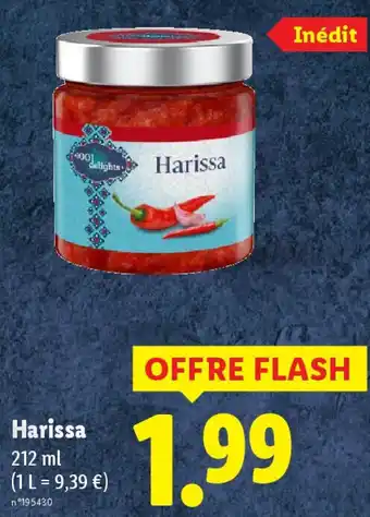 Lidl HARISSA offre