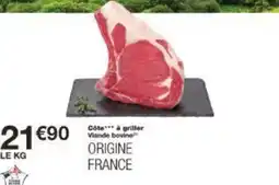 Monoprix Côte à griller Viande bovine offre