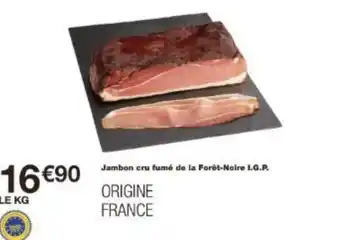 Monoprix Jambon cru fumé de la Forêt-Noire I.G.P. offre