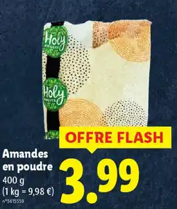 Lidl Amandes en poudre offre