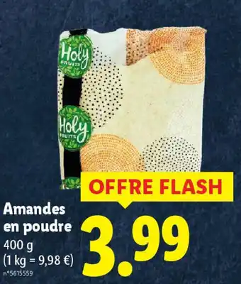 Lidl Amandes en poudre offre