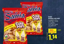 Lidl SAMIA bonbons cola halal offre