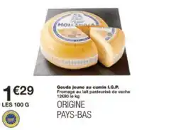 Monoprix Gouda jeune au cumin I.G.P. offre