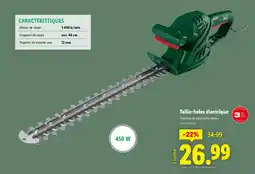 Lidl PARKSIDE Taille-haies électrique offre