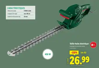 Lidl PARKSIDE Taille-haies électrique offre