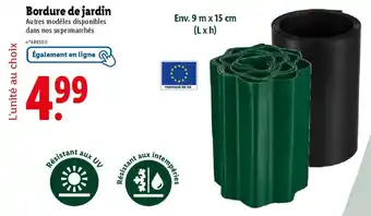 Lidl Bordure de jardin offre