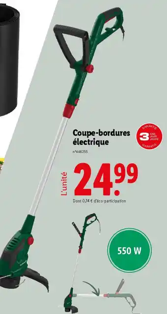 Lidl PARKSIDE Coupe-bordures électrique offre