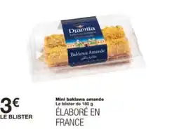 Monoprix Mini baklawa amande offre