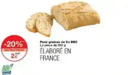 Monoprix Pavé graines de lin BBC offre