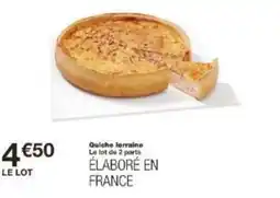 Monoprix Quiche lorraine offre