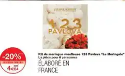 Monoprix Kit de meringue moelleuse 123 Pavlova La Meringale offre