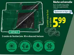 Lidl Bâche universelle offre