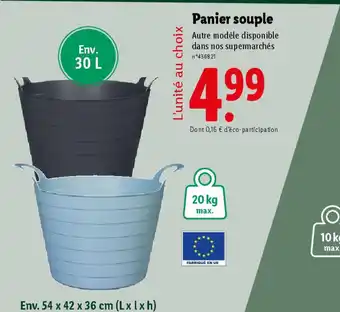 Lidl Panier souple offre