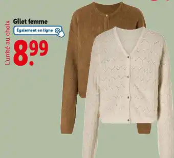 Lidl Gilet femme offre