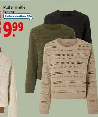 Lidl Pull en maille femme offre