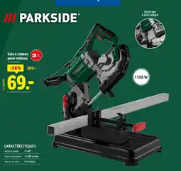 Lidl PARKSIDE® Scie à rubans pour métaux offre