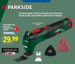 Lidl PARKSIDE Set de démarrage pour outil multifonction sans fil offre