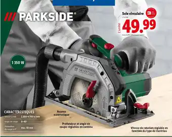 Lidl PARKSIDE® Scie circulaire offre