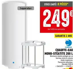 Batkor Chauffe-eau mono-stéatite offre