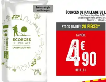 Batkor Écorces de paillage offre