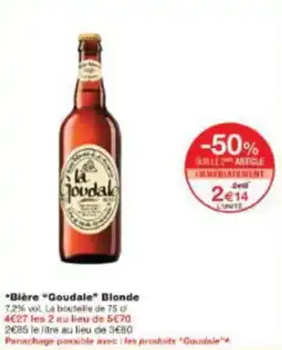 Monoprix Bière Goudale Blonde offre