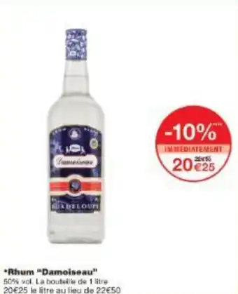 Monoprix Rhum Damoiseau offre