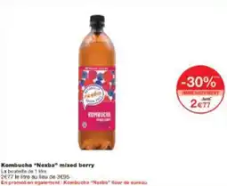 Monoprix Kombucha Nexba mixed berry offre